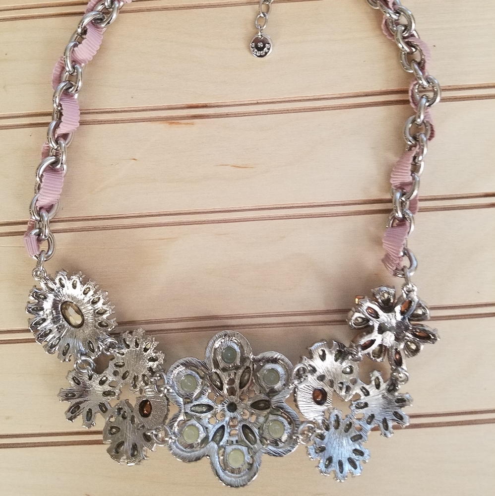 Talbots Rhinestone Necklace - Picture 3 of 4